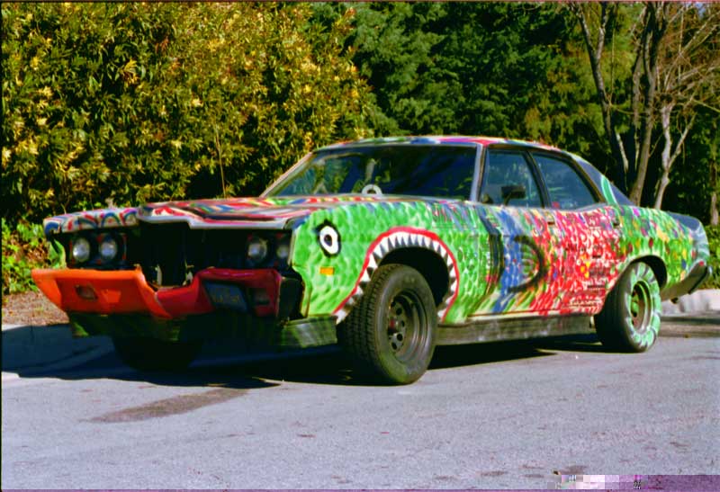 Painted Turbo Car Driver Side